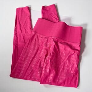 CARBON38 High Rise 28” Legging Leopard Takara Shine Small Pink Fuschia